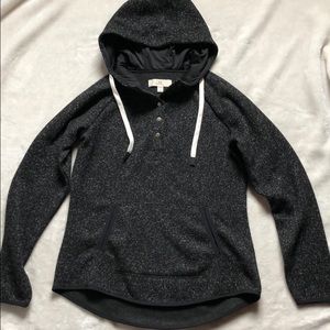 Thread+Supply Heathered Black Hoodie
